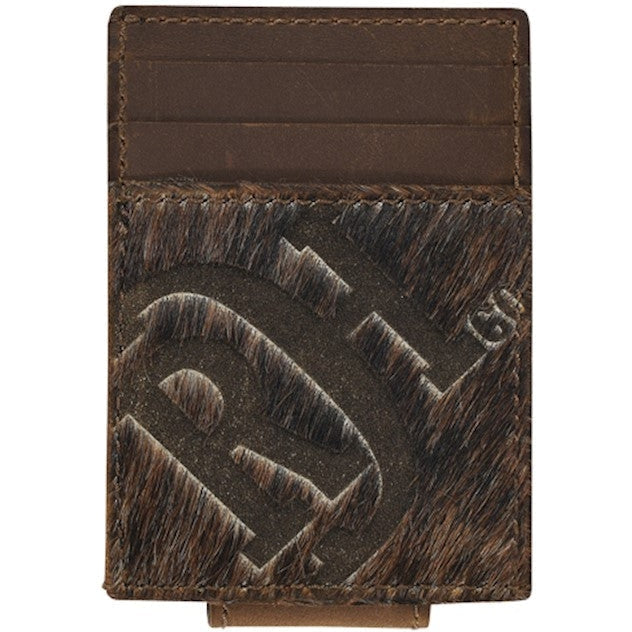 Red Dirt Hat Co Natural Brindle Card Case with Magnetic Clip