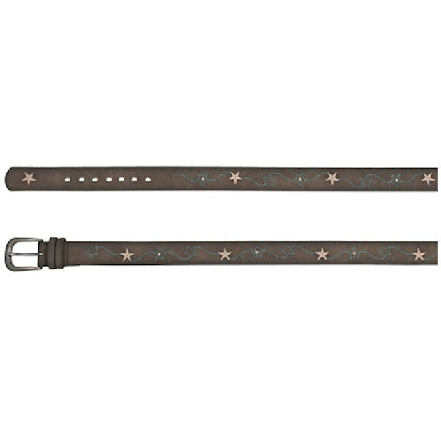 Catchfly Girl's Burnished Belt with Star Motif