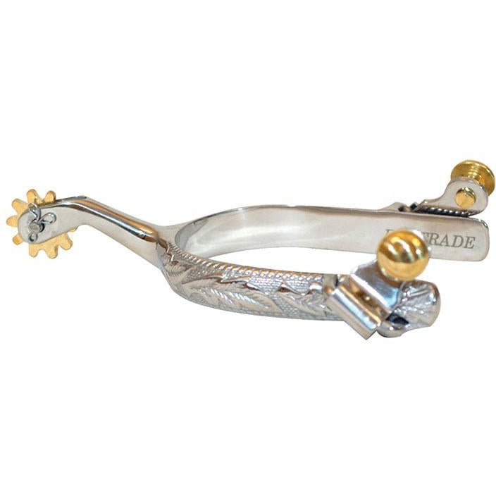 Engraved Stock Ladies Spurs