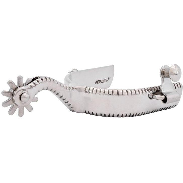 Engraved Edge Mens Western Spur