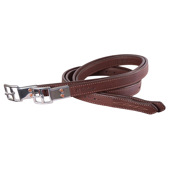 M. Toulouse MTL Platinum Double Leather Stirrup Leathers - West 20 Saddle Co.