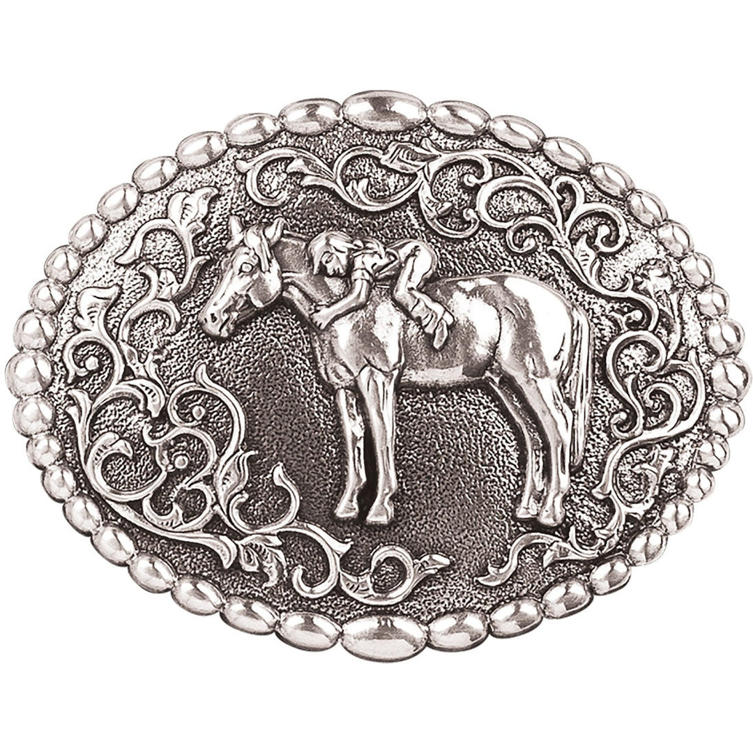 M&F Western Youth First Love Dot Edge Belt Buckle
