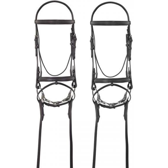 Camelot Lined Event Bridle With Flash - West 20 Saddle Co.