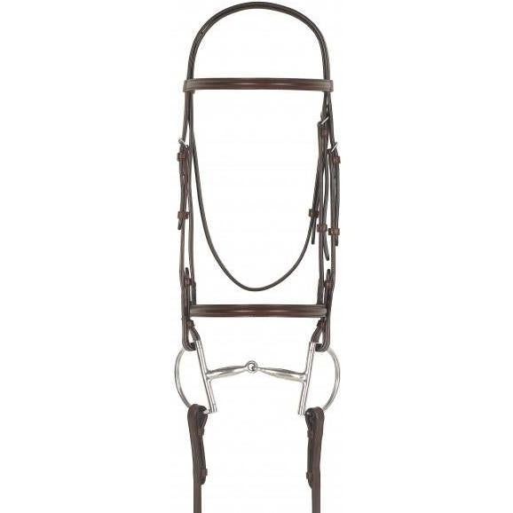 Camelot Plain Raised Snaffle Bridle - West 20 Saddle Co.