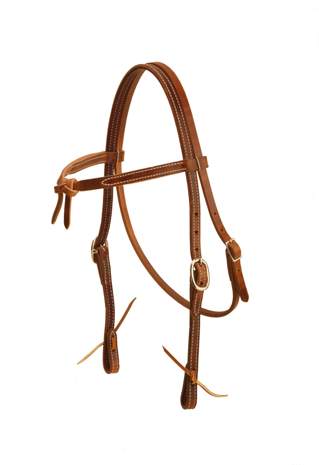 Tory Leather Harness Leather Knotted Browband Headstall