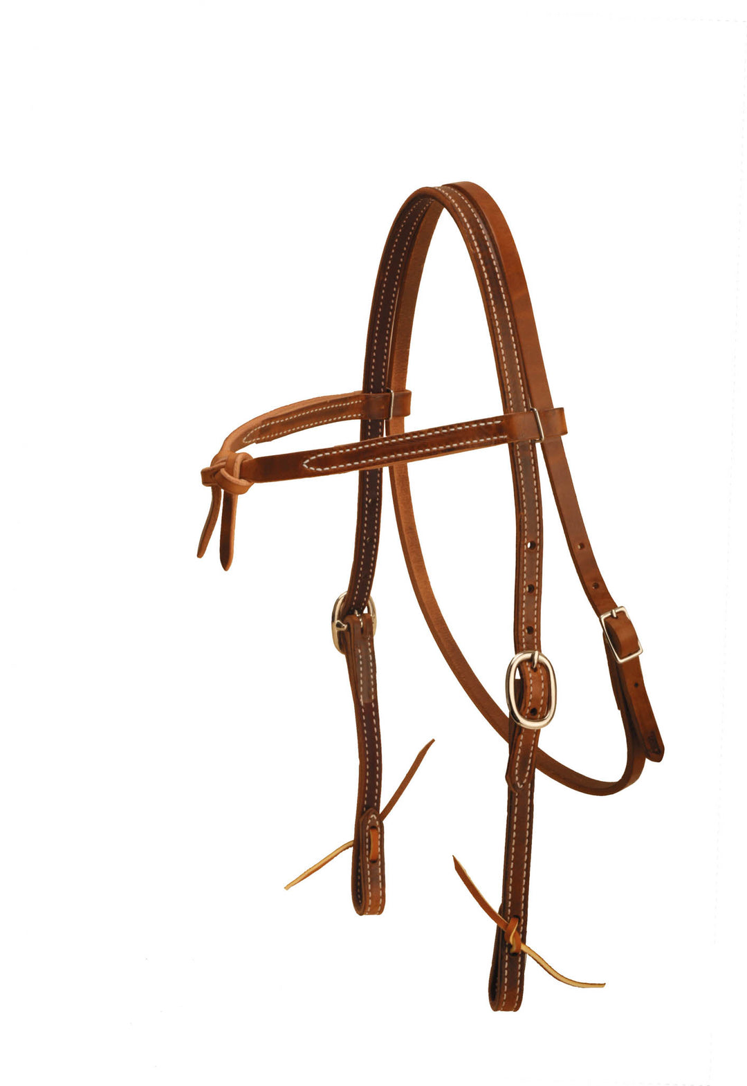 Tory Leather Harness Leather Knotted Browband Headstall
