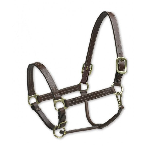 Camelot Triple Stitch Halter - West 20 Saddle Co.