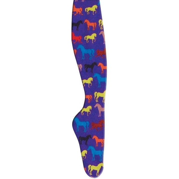 Ovation Kid's Zocks Boot Socks-Multi Horse