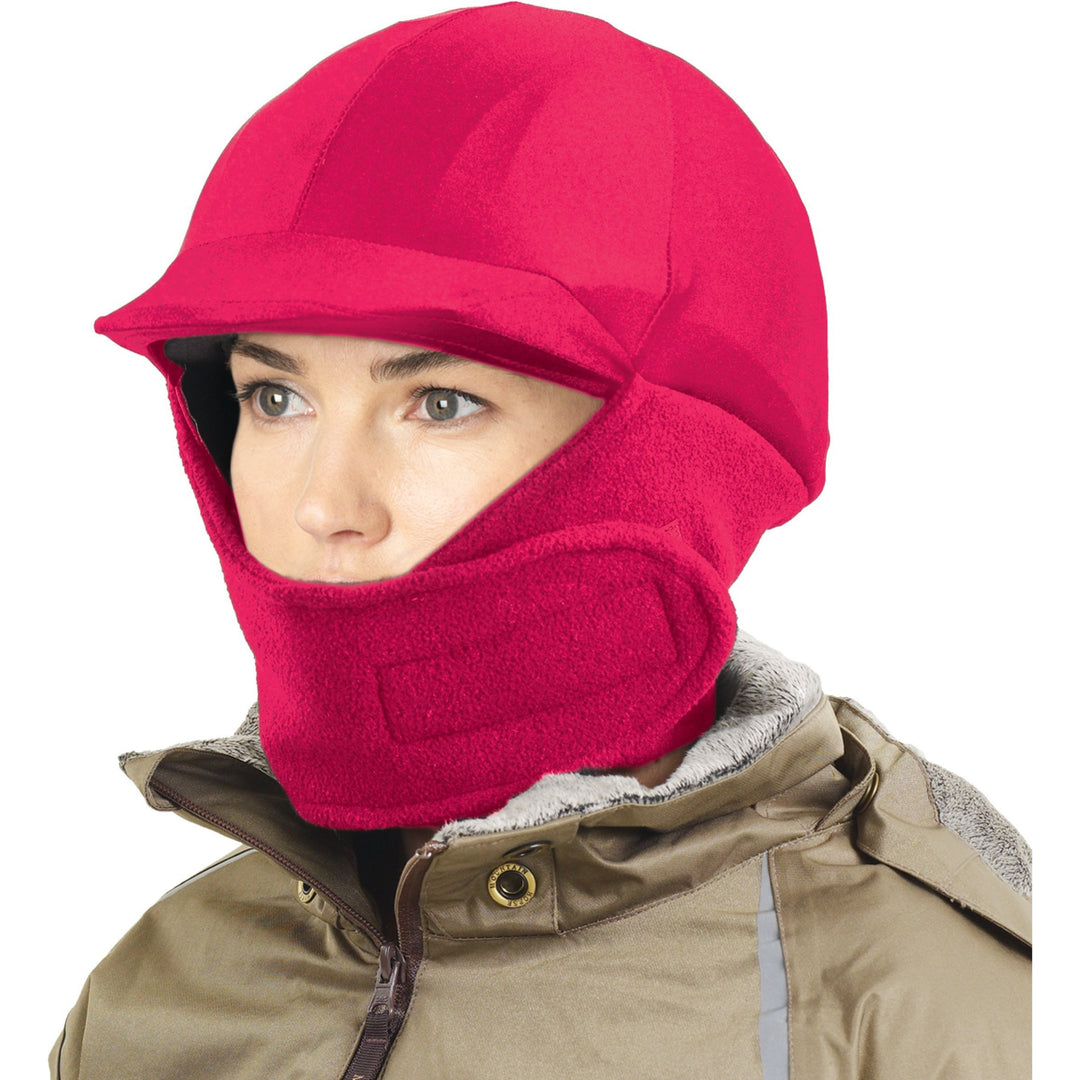 Ovation Pink Winter Helmet Cover