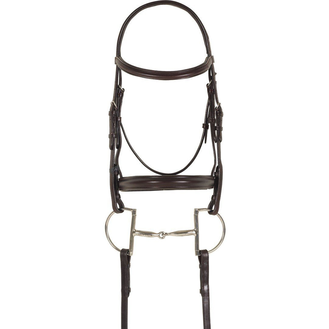 Ovation Breed Plain Raised Padded Bridle - Quarter Horse - West 20 Saddle Co.