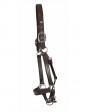 Henri de Rivel Pro Fancy Padded Rolled Throat Triple Stitched Halter - West 20 Saddle Co.