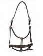 Henri de Rivel Pro Fancy Padded Rolled Throat Triple Stitched Halter - West 20 Saddle Co.