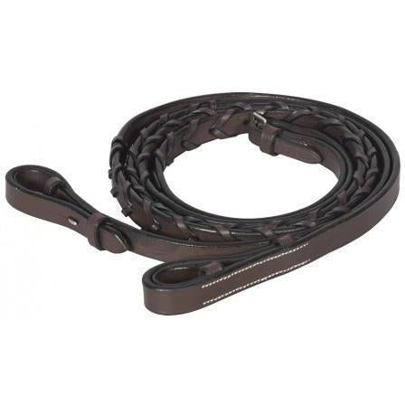 Henri de Rivel Advantage Flat Laced Reins - West 20 Saddle Co.