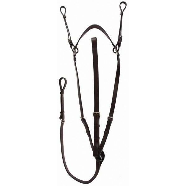 Henri de Rivel Pro Flat Breastplate Martingale - West 20 Saddle Co.