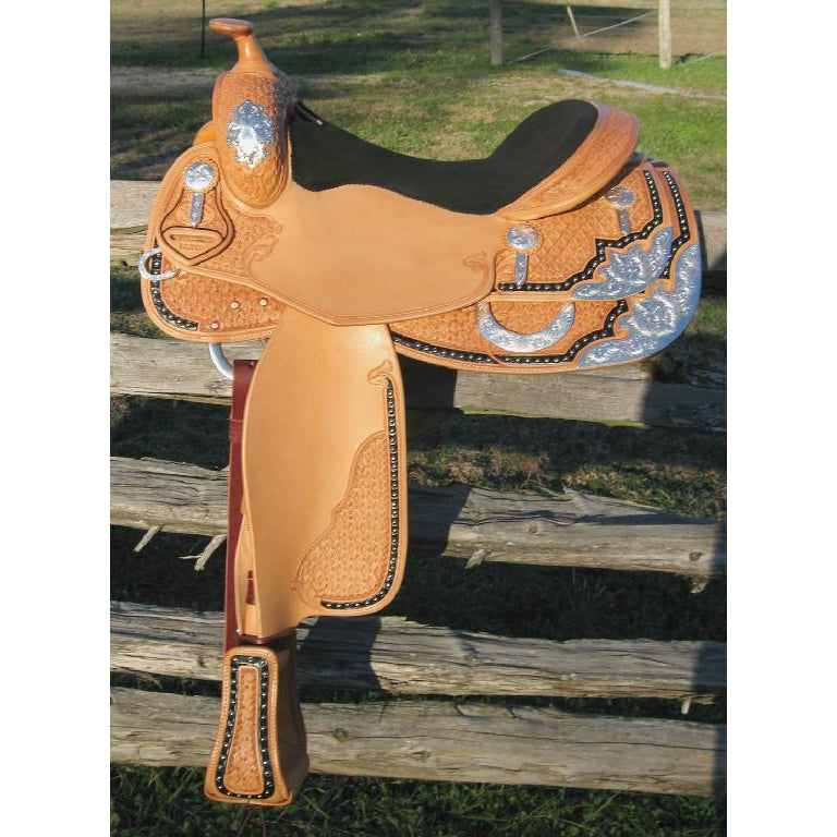 RW Bowman Silver Reiner Saddle - West 20 Saddle Co.