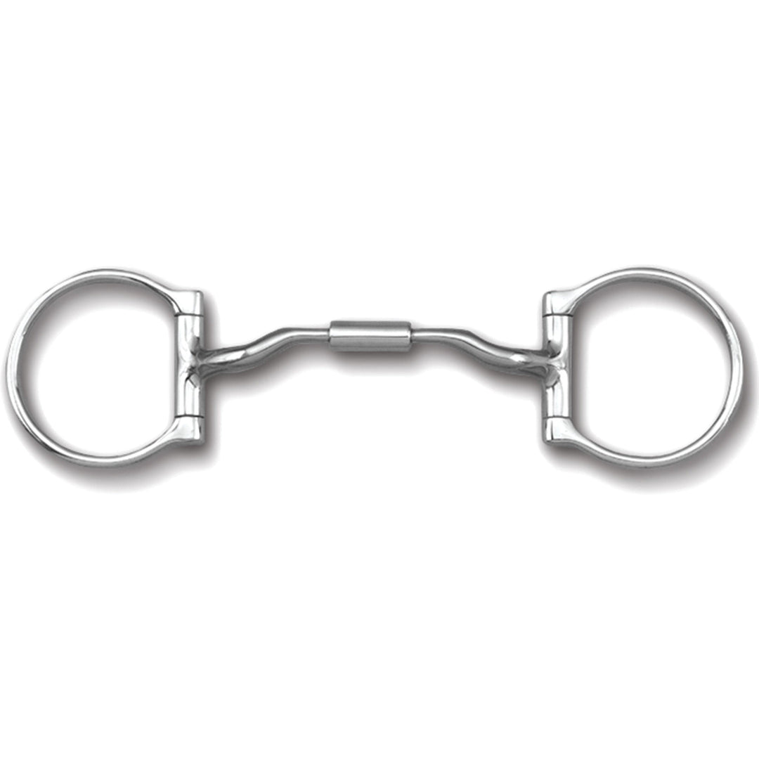 Myler Stainless Steel Western Dee Bit with Low Port Snaffle