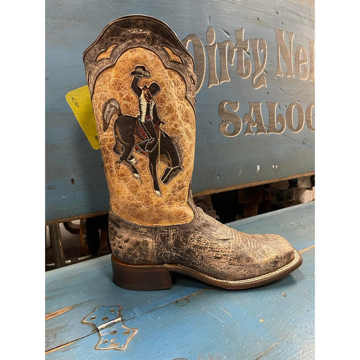 Corral Women's Brown Bucking Bronc Cowboy Boot