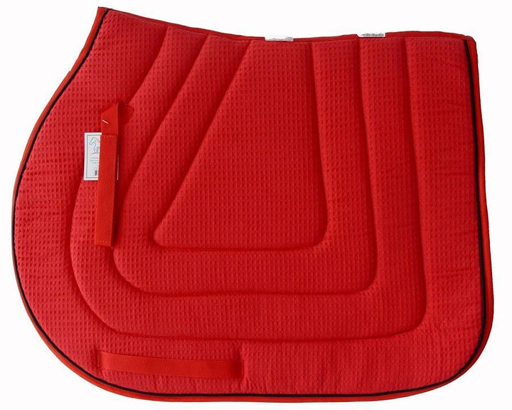 Pacific Rim International Cotton Waffle All-Purpose Pad With Piping - West 20 Saddle Co.