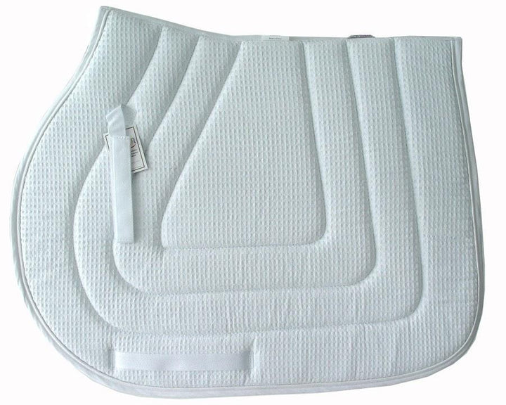 Pacific Rim International Cotton Waffle All-Purpose Pad With Piping - West 20 Saddle Co.