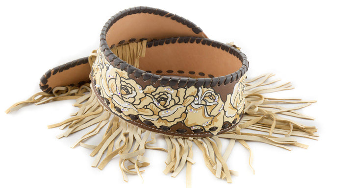 Women's CA Callie with Fringe Fashion Belt - West 20 Saddle Co.