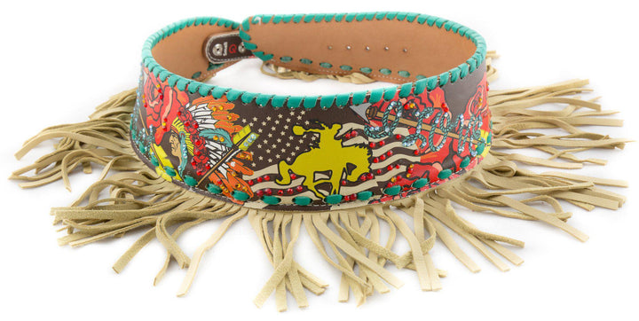 Buffalo Billie with Fringe Fashion Belt - West 20 Saddle Co.