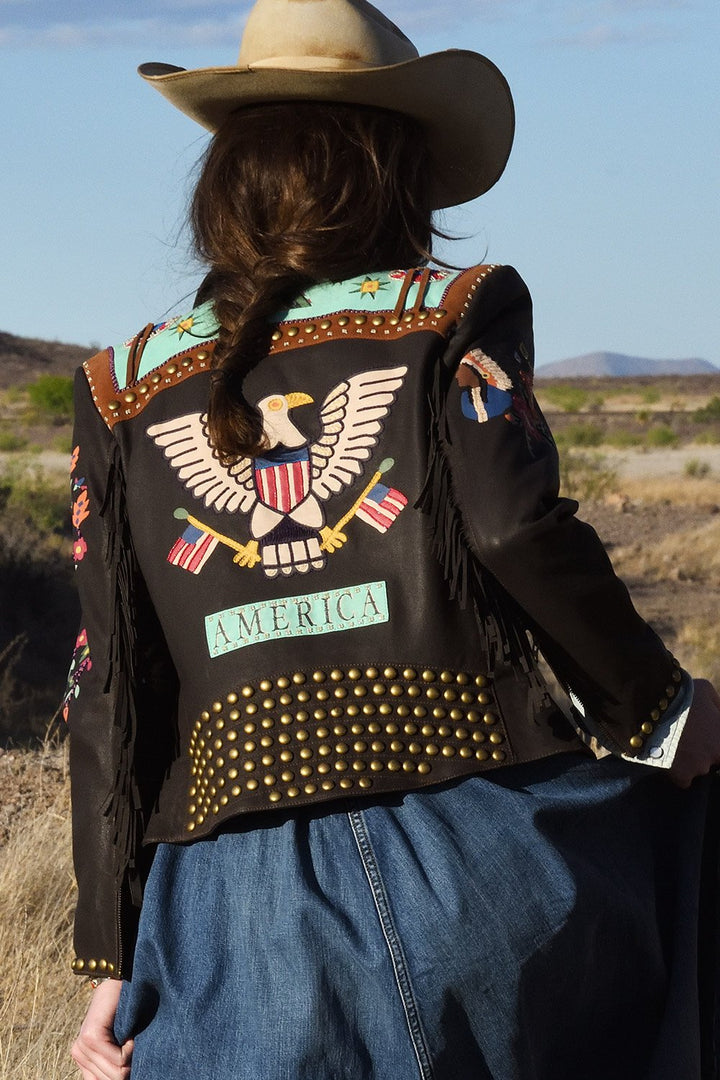 Double D Ranchwear American Assemblage Biker Jacket