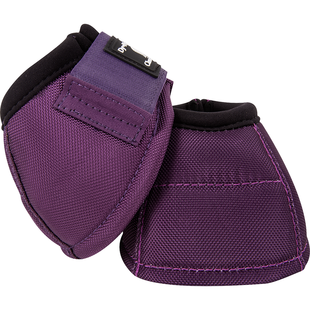 Classic Equine DyNo Turn Bell Boot-Eggplant