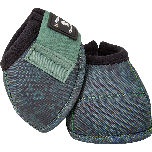 Classic Equine DyNo Turn Designer Line Bell Boot-Spruce Paisley