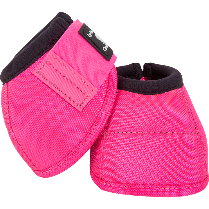Classic Equine DyNo Turn Bell Boot-Hot Pink