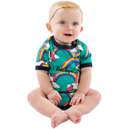 Lazy One Infant Unicorn Onesie