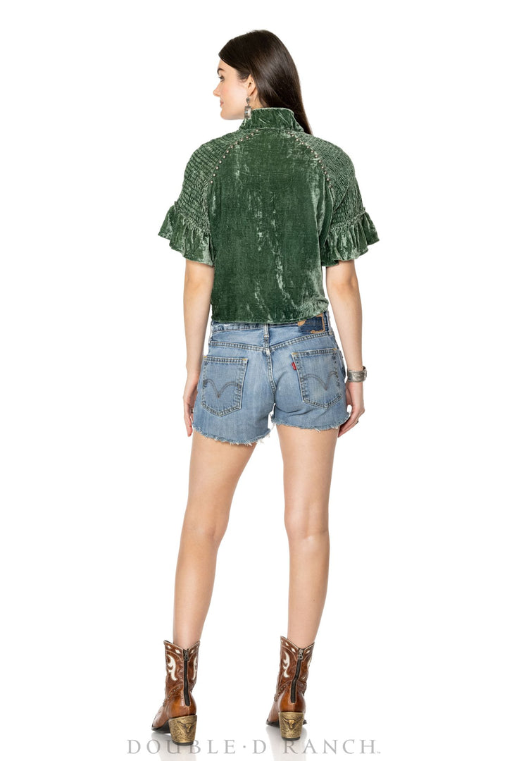 Double D Ranchwear Lucky Shamrock Canter Top