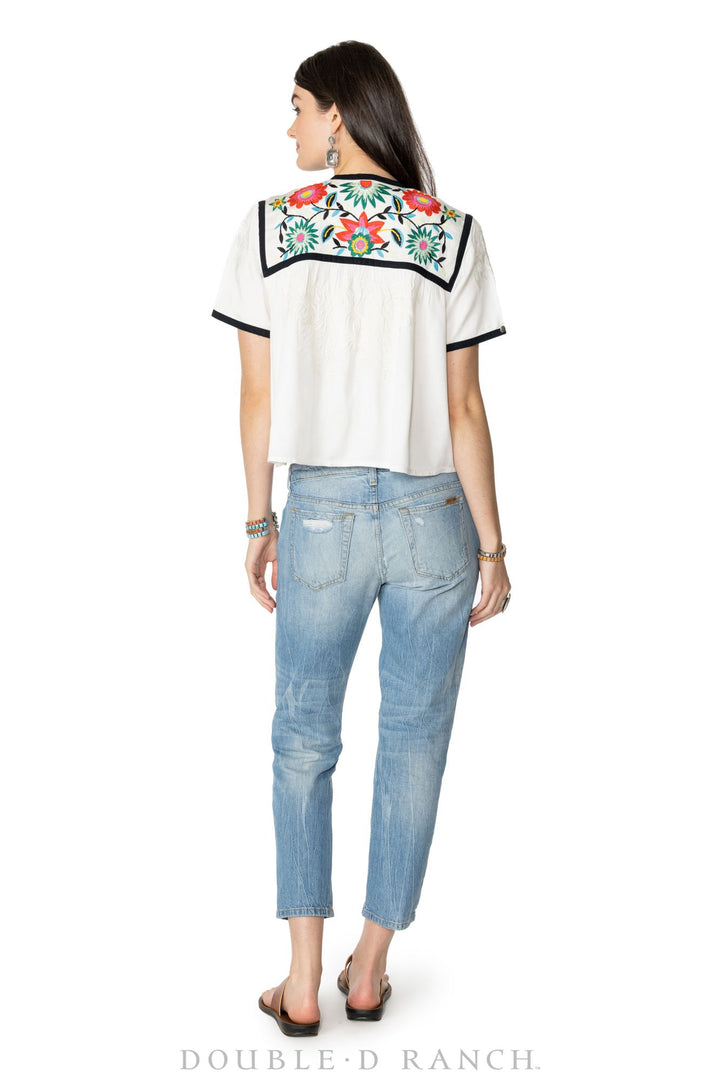 Double D Ranchwear Sea Salt Che Wa Wa Top
