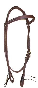 Cowperson Cowboy Browband Headstall