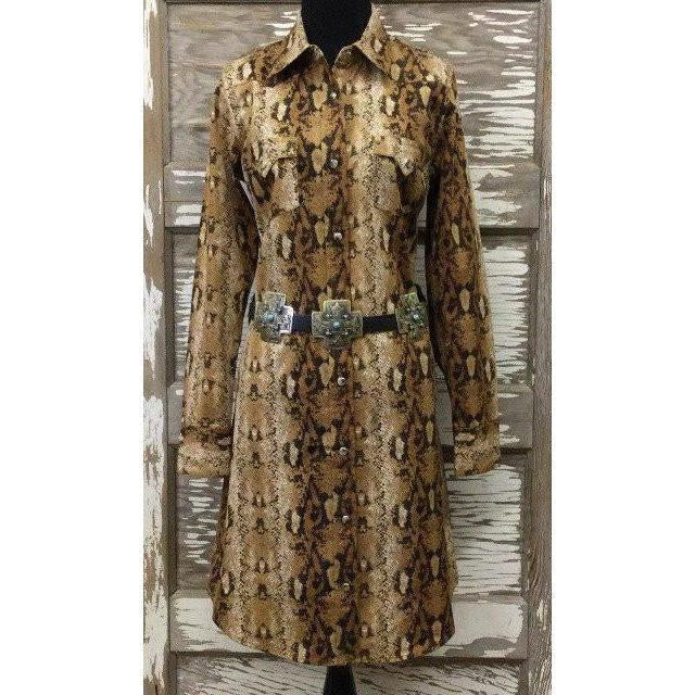Cowgirl Justice Sweetwater Snap Dress Small Cowgirl Justice Sweetwater Snap Dress Small