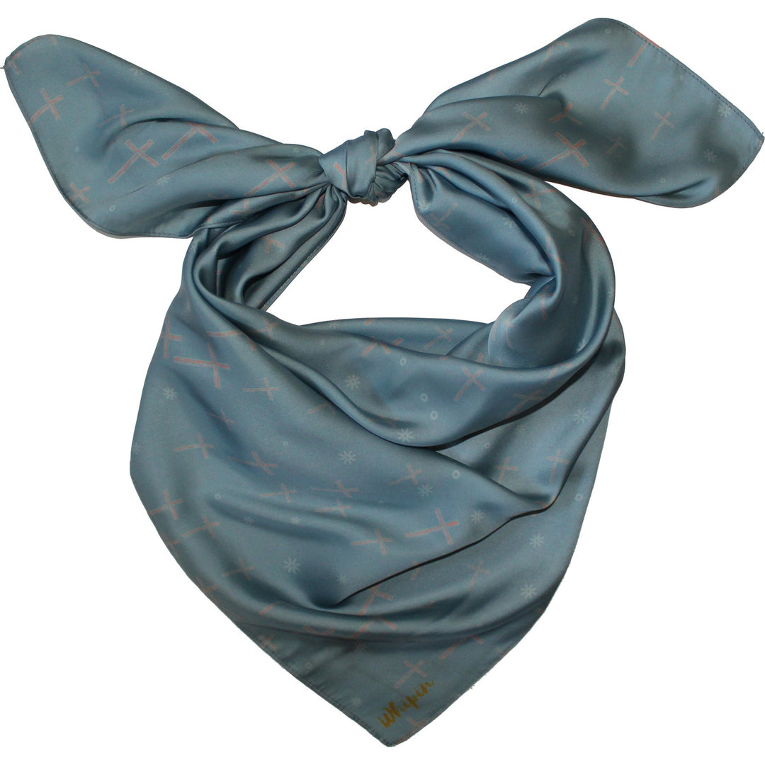 Cross Print Wild Rag