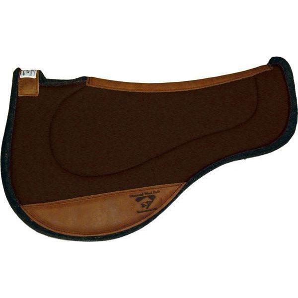 Diamond Wool Endurance Contoured Ranch Pad – Round - West 20 Saddle Co.