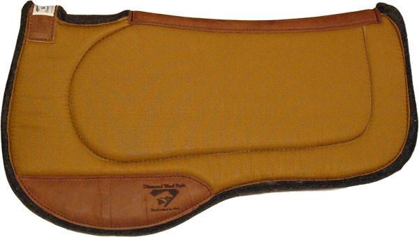 Diamond Wool Endurance Contoured Ranch Pad – Square - West 20 Saddle Co.