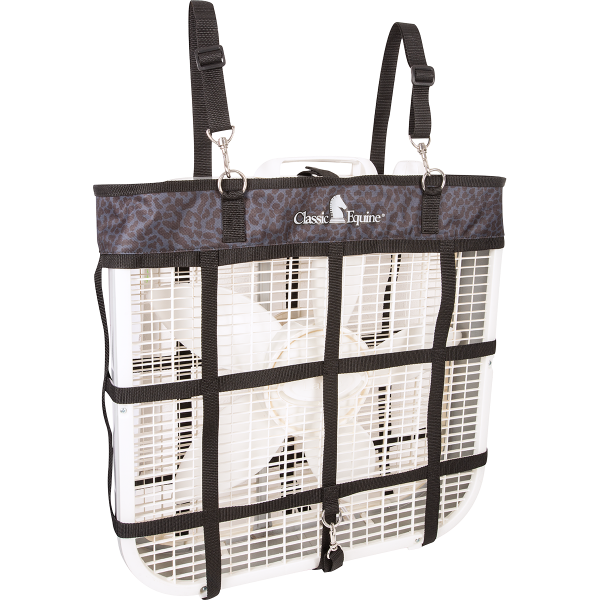 Classic Equine Fan Bag-Black Leopard