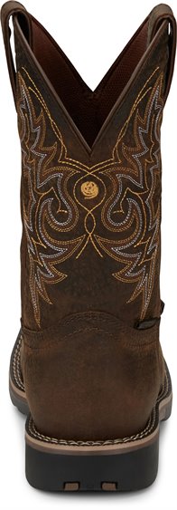 Justin Men's Fireman Distressed Brown Boot