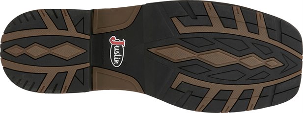 Justin Men's Fireman Distressed Brown Boot