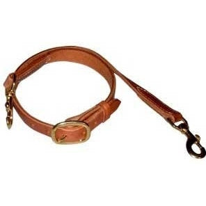 Berlin Custom Leather Tiedown with Buckle and Snaps