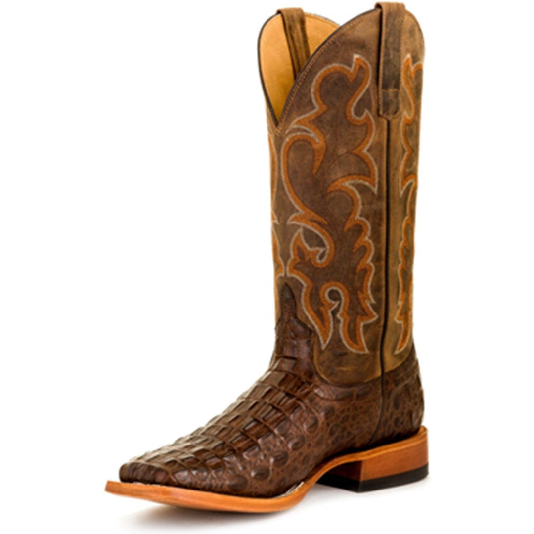 Horse Power Men's Chocolate Nile Croc Western Boot