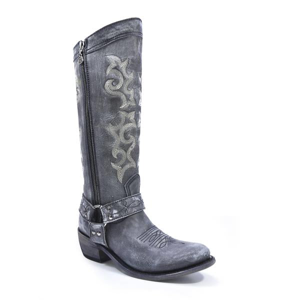 Liberty Black Boots Vintage Grafito Tall Women's Boots - West 20 Saddle Co.