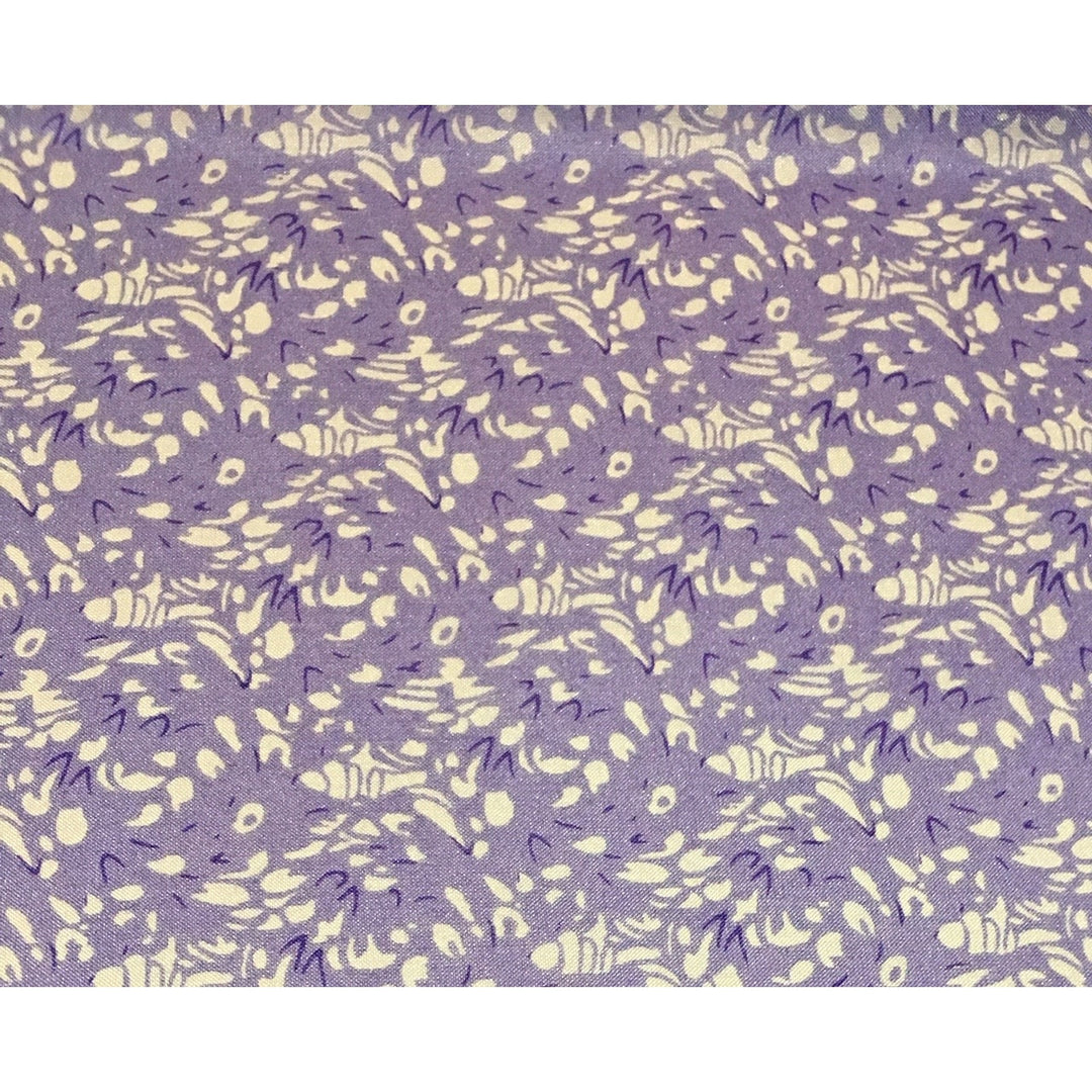 Wyoming Traders Lavender Frontier Calico Silk Scarf