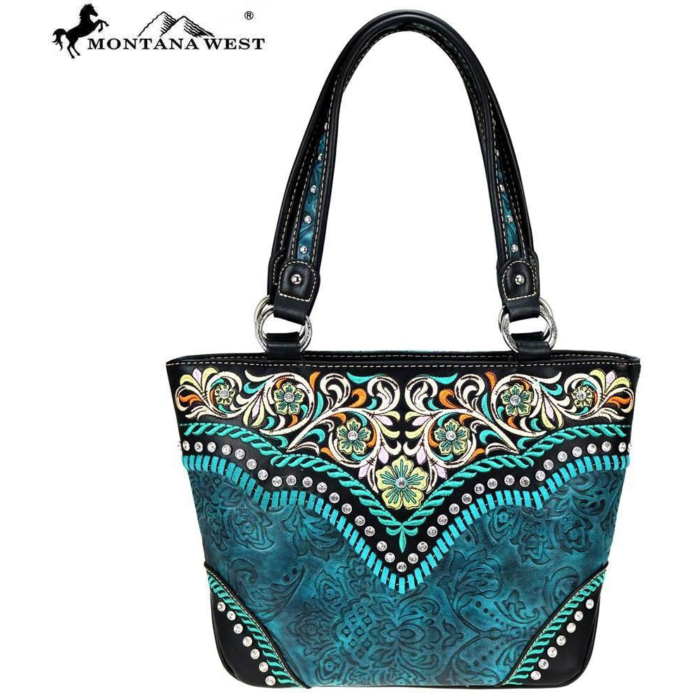 Montana West Embroidered Tote