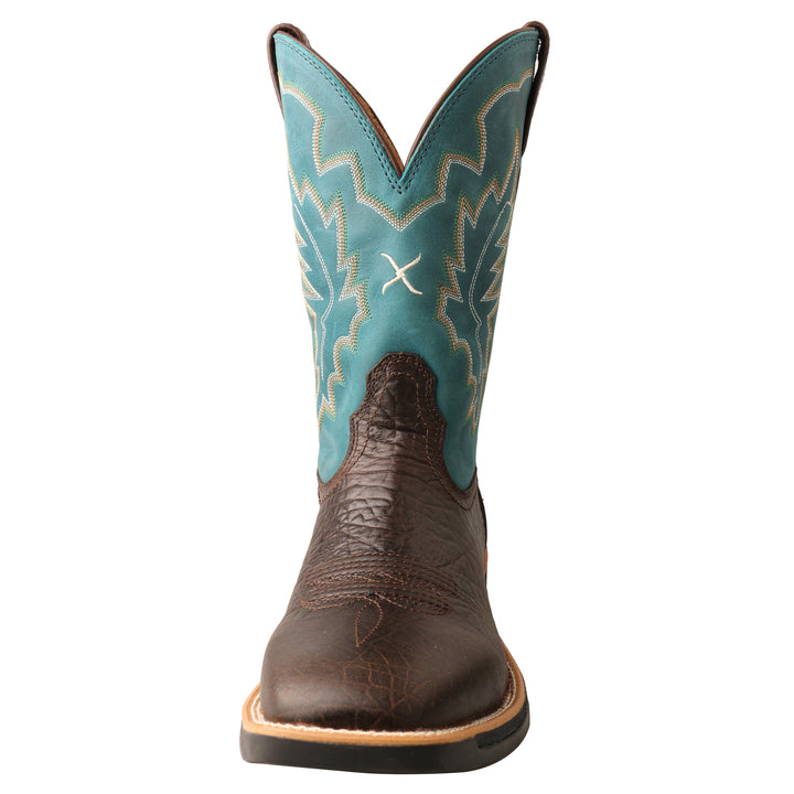 Twisted X Men's Tech X Boot-Chocolate and Teal