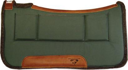 Diamond Wool Contoured Relief Pad – 30x30 - West 20 Saddle Co.