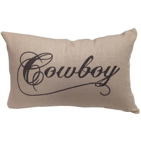 Hiend Cowboy Linen Lumber Pillow
