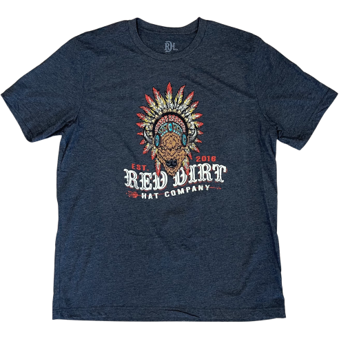 Red Dirt Buffalo Headdress Shirt