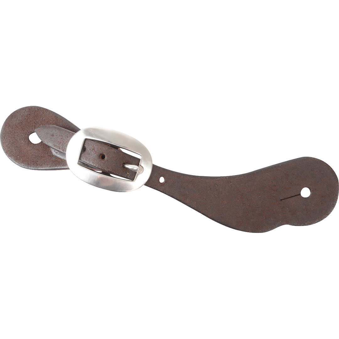 Martin Chocolate Roughout Spur Straps